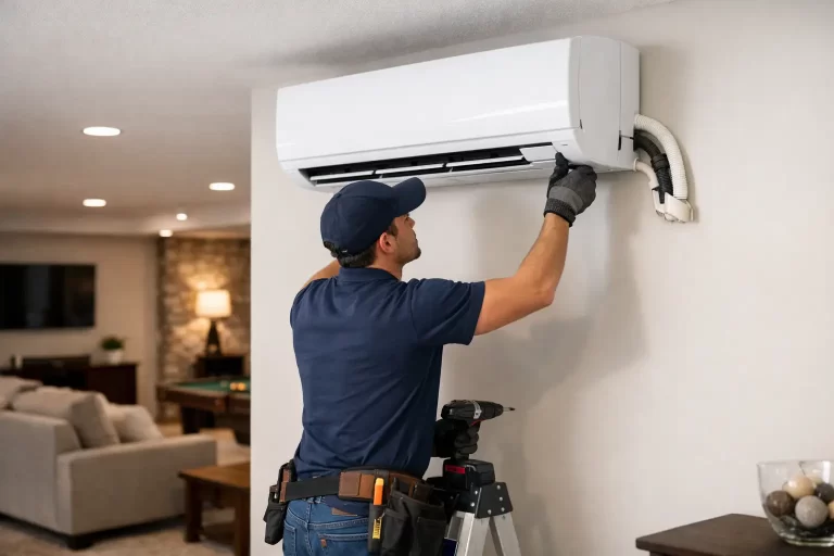 Mini Split Installation for Basement Comfort
