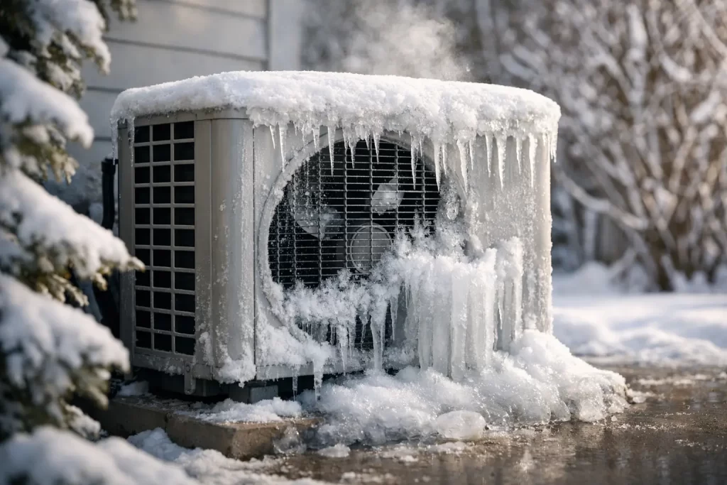 Why Heat Pump Freezes and When Ice Is a Problem